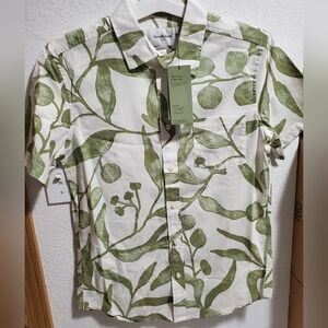 Goodfellow & Co Men's Slim Fit Short Sleeve Button Up Shirt